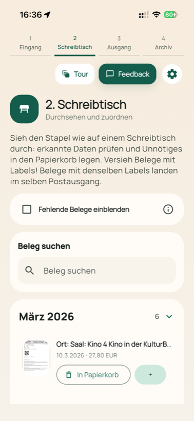 Zettelheld Schreibtisch